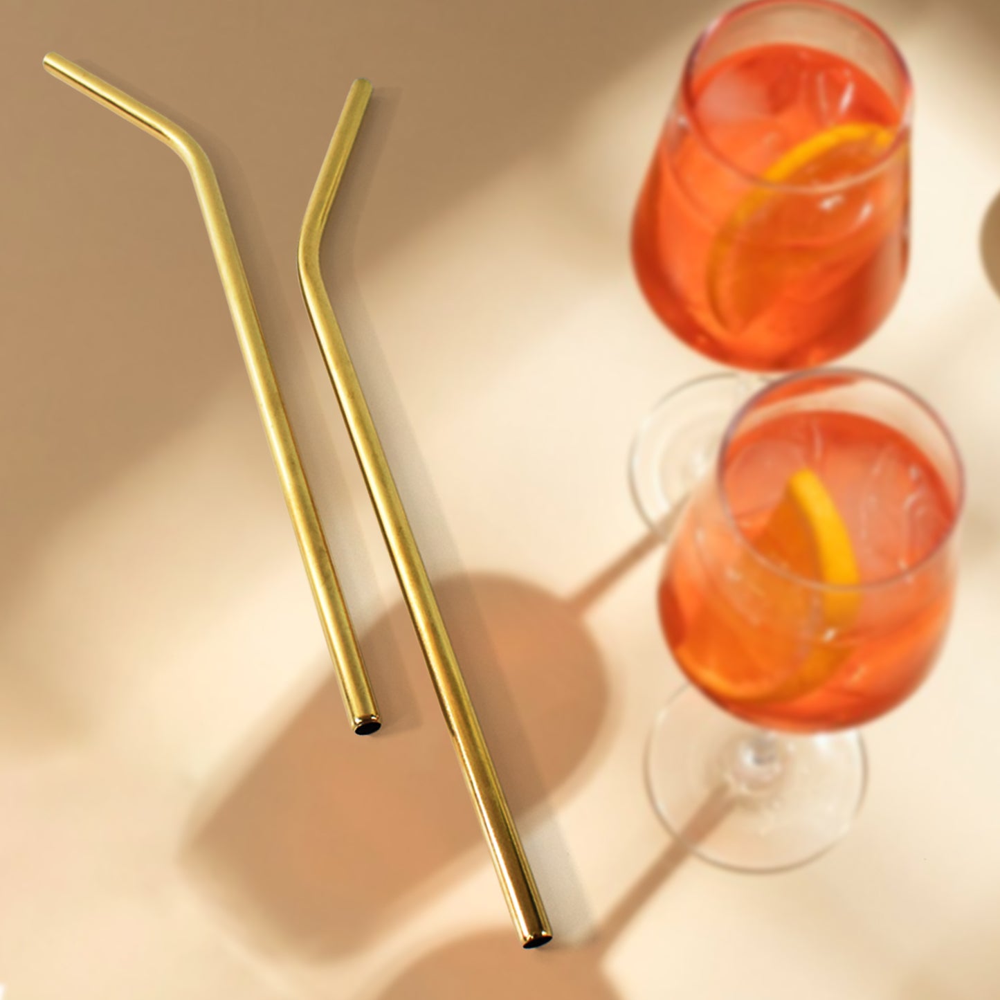 Reusable Stainless Steel Straw With Cleaning Brush (5 Pcs Set) - This, That and More