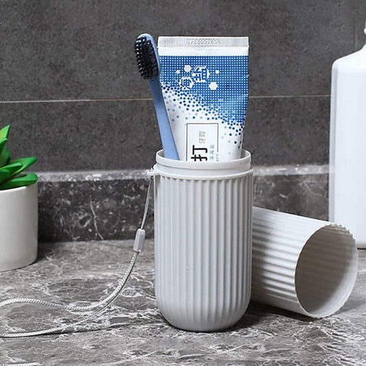 Travel-Ready Toothbrush and Toothpaste Holder - This, That and More
