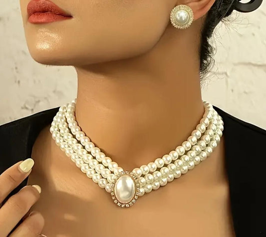 Artificial Pearl Necklace - This, That and More