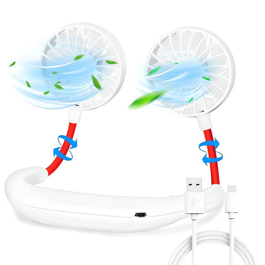 Neck Fan- Rechargeable Portable Neck Fan with 3 Level Fan Speed - This, That and More