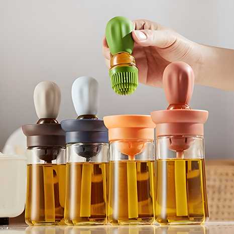 Oil Dispenser with Brush - This, That and More