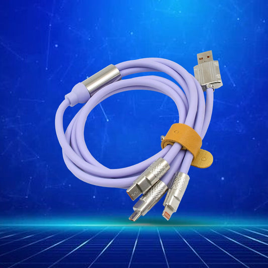 3 In 1 Multi Super Fast Charging Cable (1 Pc) - This, That and More
